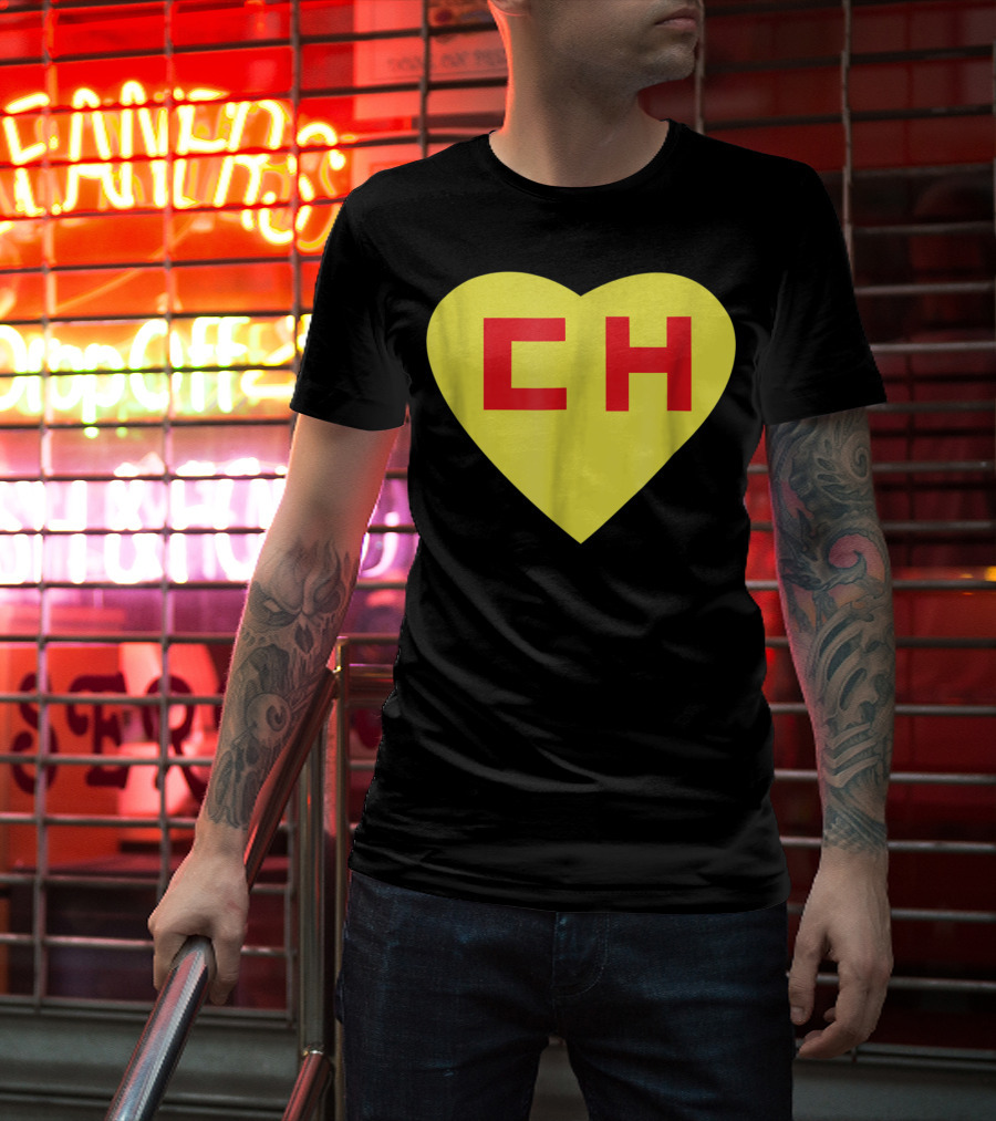 CH Heart El Chapulin Mexican Super Hero Colorado T-Shirt