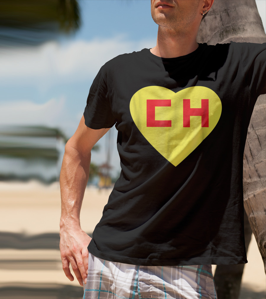CH Heart El Chapulin Mexican Super Hero Colorado T-Shirt