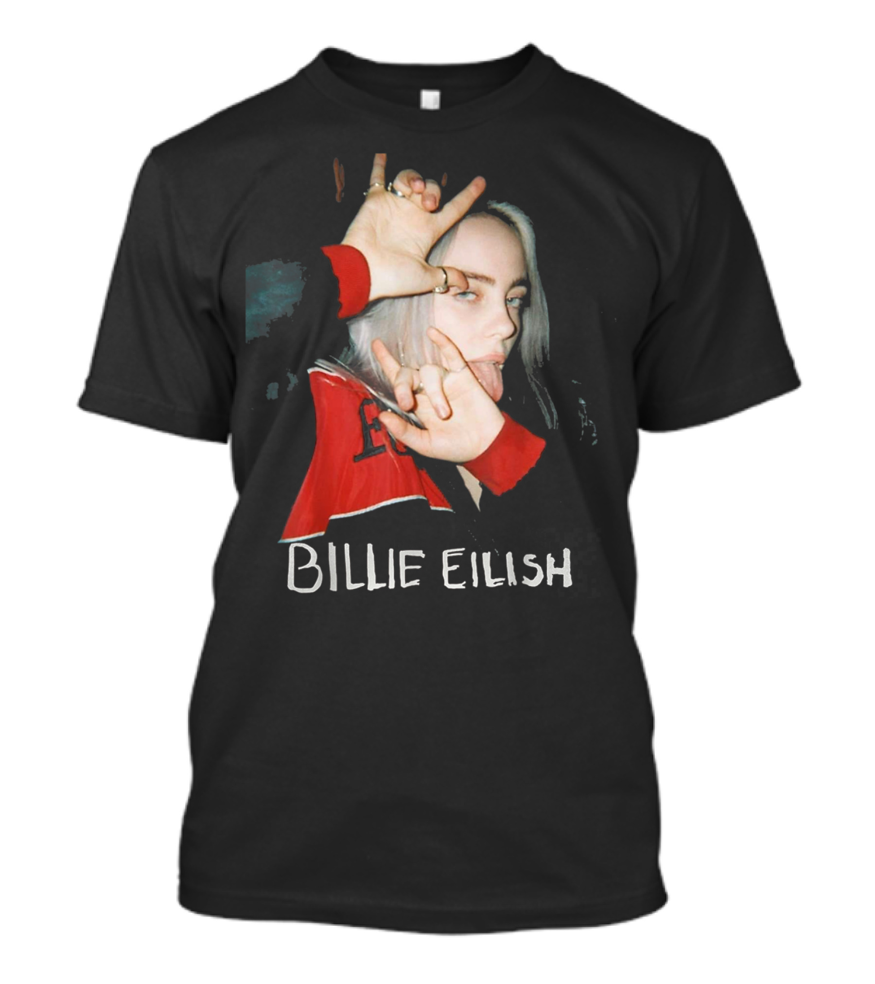 BILLIE EILISH Photo With Hand Sign T-Shirt