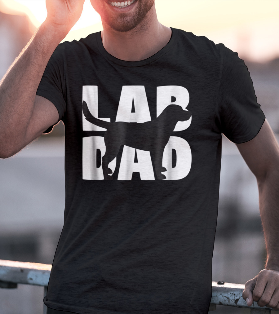 Lab Dad Labrador Retriever Dad Labrad T-Shirt