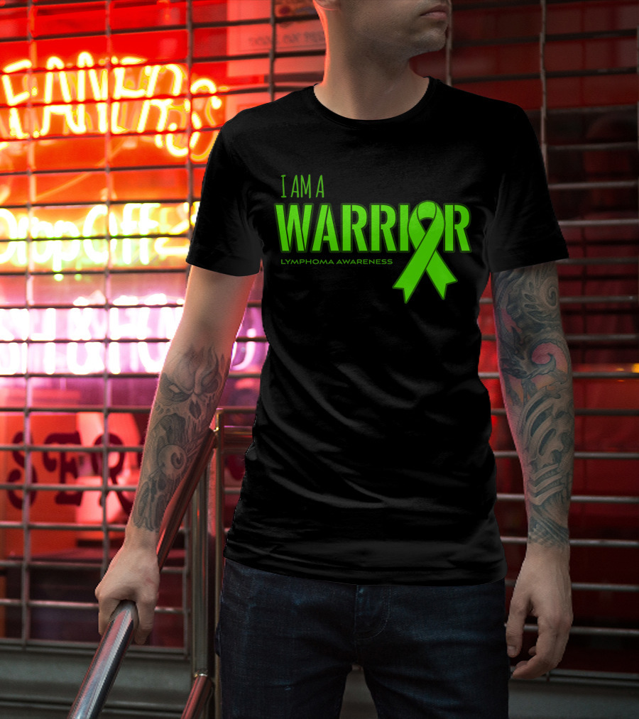I Am A Warrior Lymphoma Awareness T-Shirt
