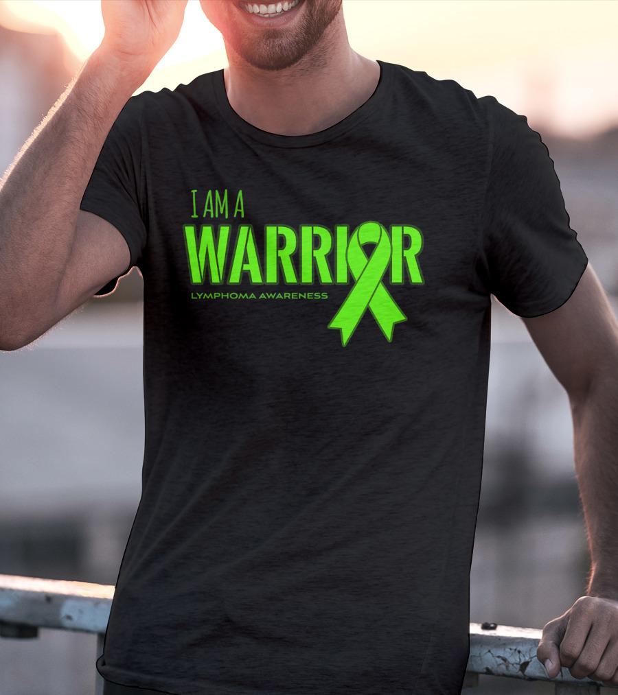 I Am A Warrior Lymphoma Awareness T-Shirt