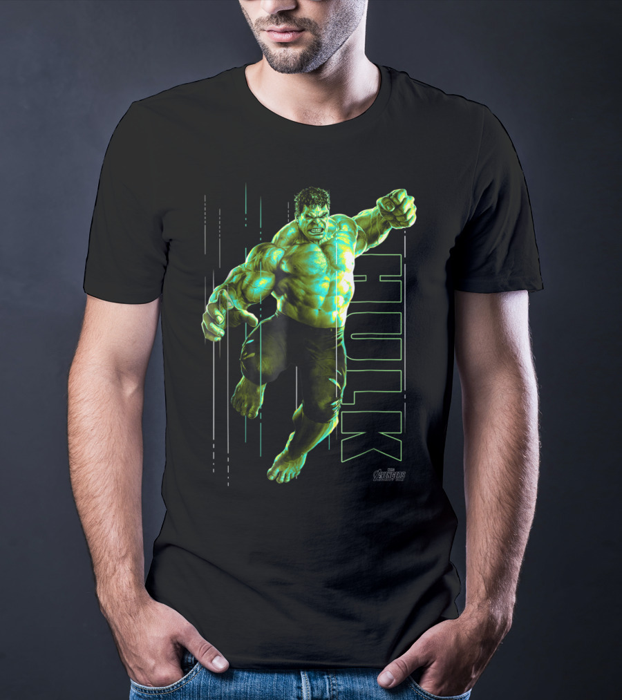 Marvel Avengers Infinity War Hulk Jump Smash T-Shirt