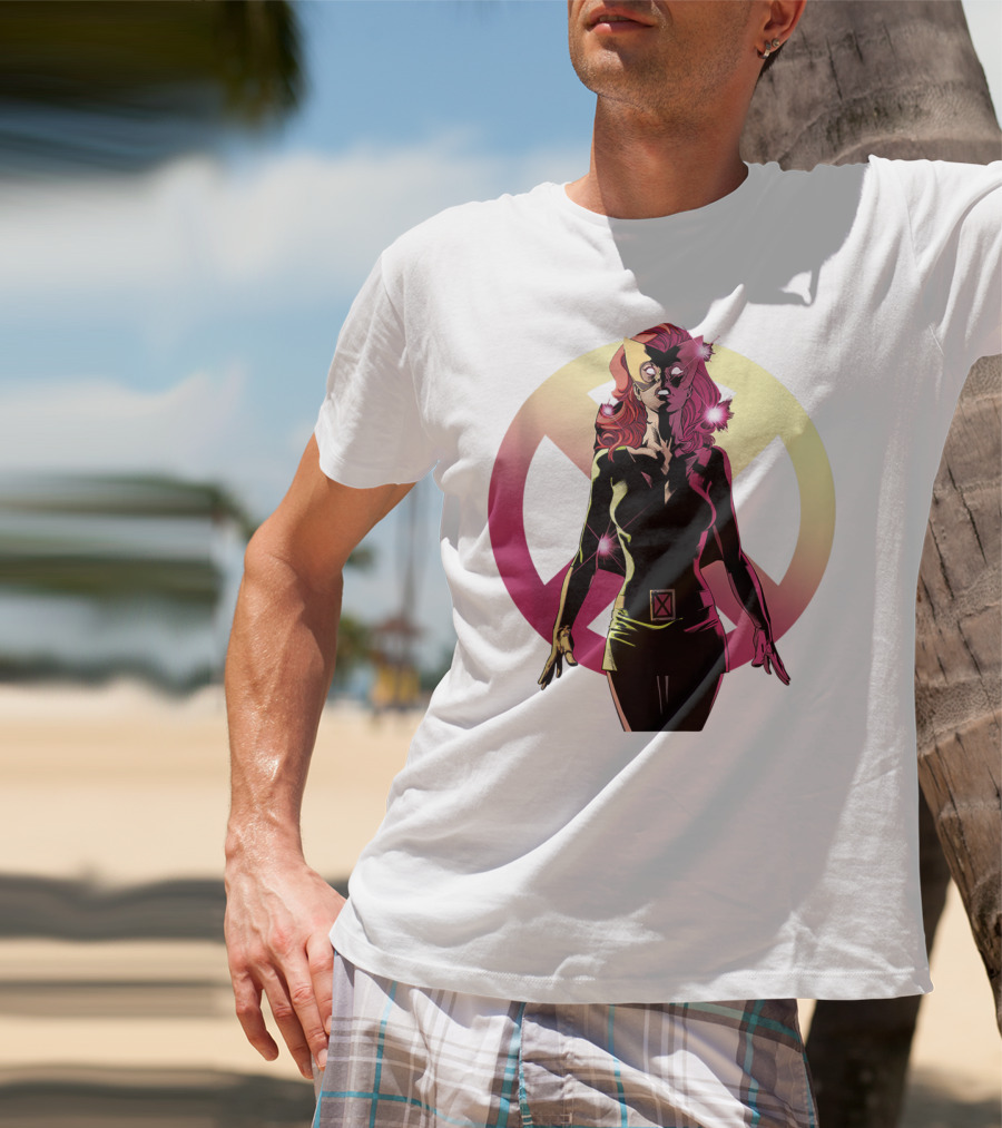 Marvel Phoenix Gradient X Men Jean Grey T-Shirt