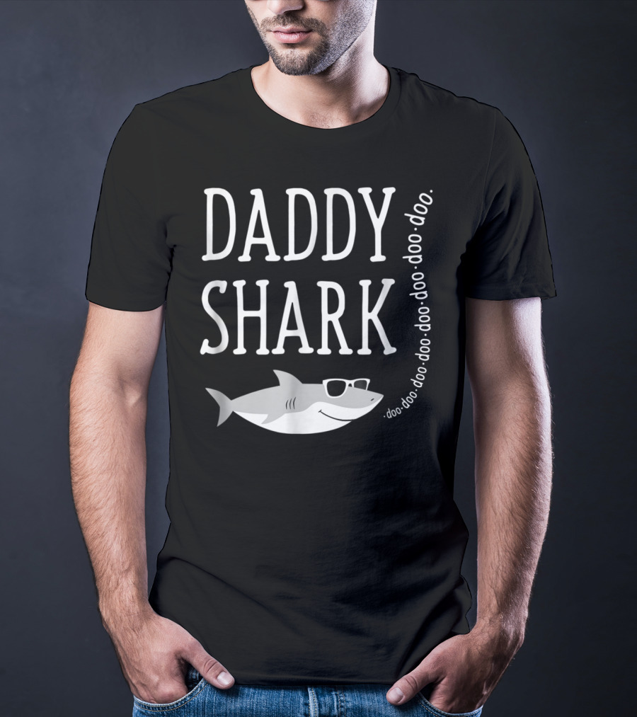 Daddy Shark Doo Doo Sunglasses T-Shirt