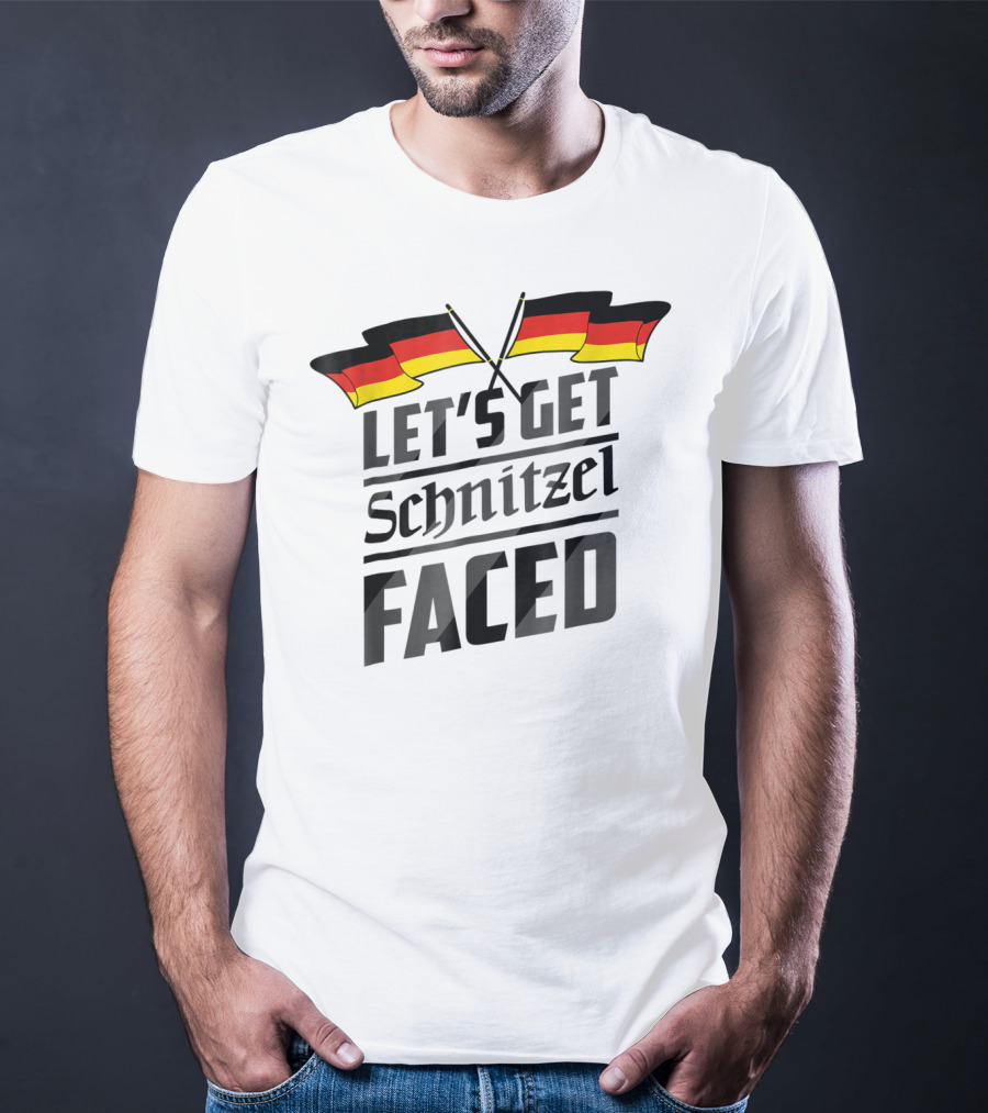 Let's Get Schnitzel Faced Oktoberfest Outfit Ideas Female Mens Girl T-Shirt