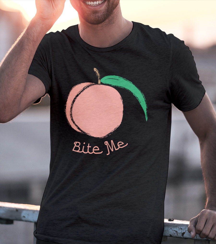 Peach Bite Me T-Shirt