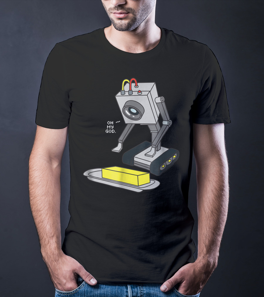 Rick And Morty Pass The Butter Oh My God Robot Scene T-Shirt