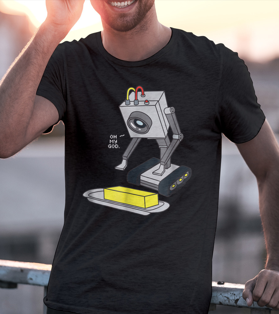 Rick And Morty Pass The Butter Oh My God Robot Scene T-Shirt
