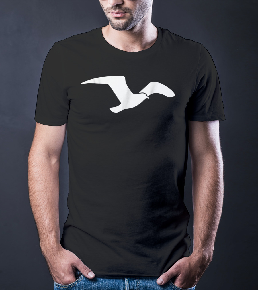 Seagull Silhouette Bird T-Shirt