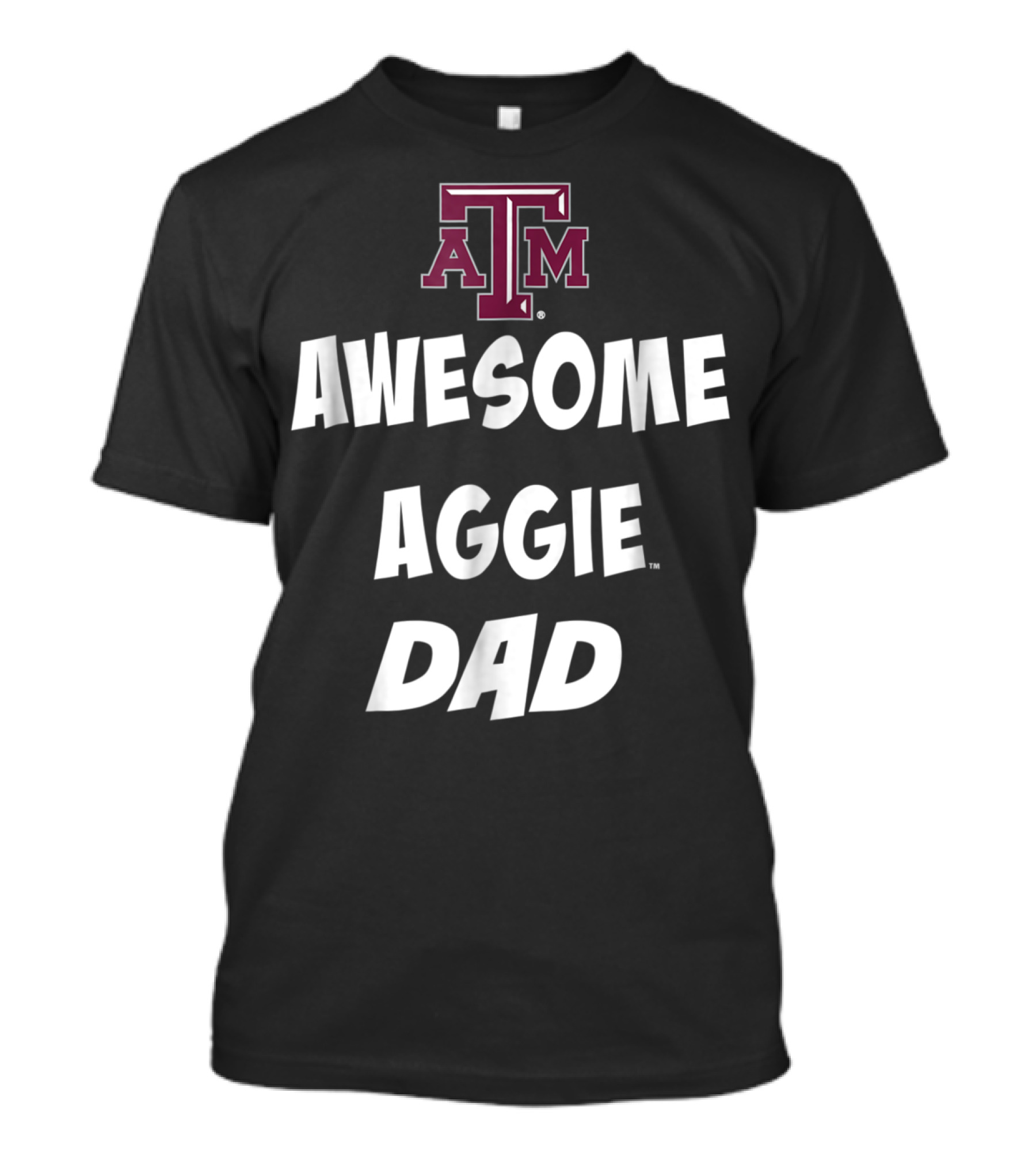 Texas AM Aggies Awesome Aggie Dad T-Shirt