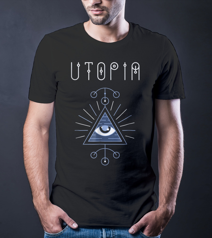 Todd Rundgren's Utopia Eye Triangle Symbol Illuminated T-Shirt