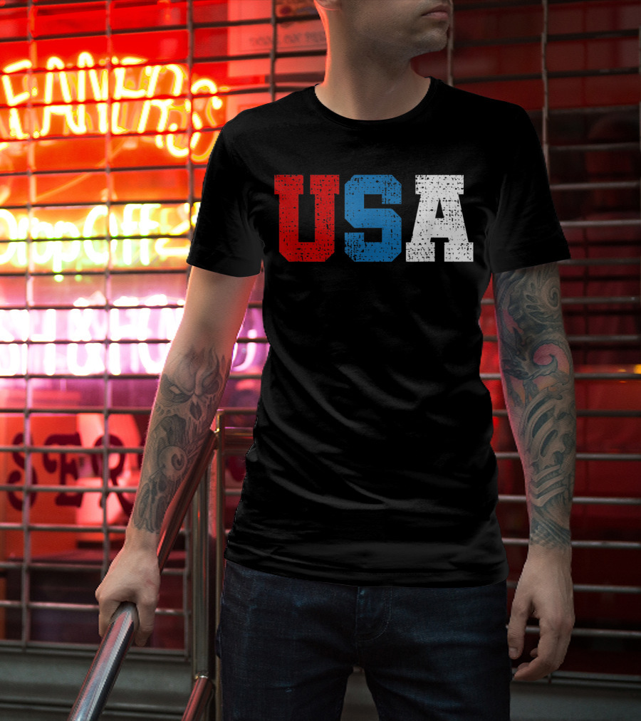 USA Fourth Of July America Unite Independence Day T-Shirt