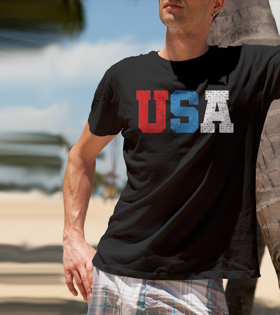 USA Fourth Of July America Unite Independence Day T-Shirt