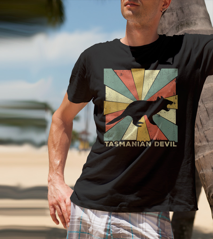 Vintage Tasmanian Devil Lover Style Animal Retro T-Shirt