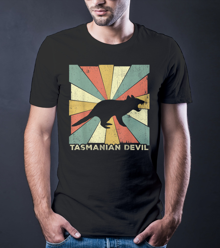 Vintage Tasmanian Devil Lover Style Animal Retro T-Shirt
