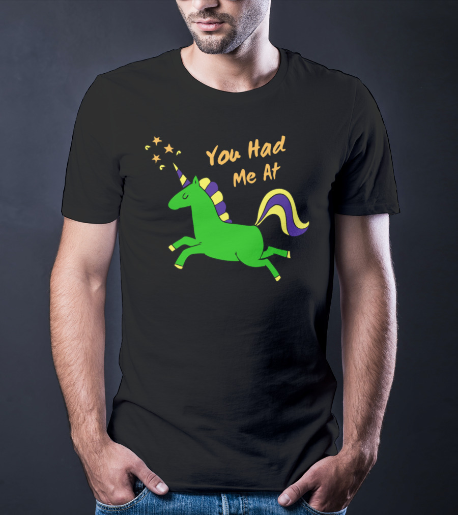 You Had Me At Funny Unicorn Youth Magical Horse T-Shirt