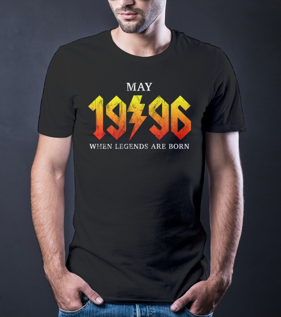 May 1996 When Legends Are Born Classic Rock T-Shirt
