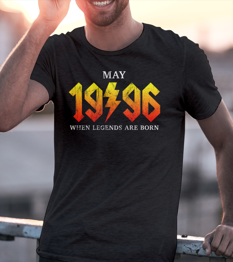 May 1996 When Legends Are Born Classic Rock T-Shirt
