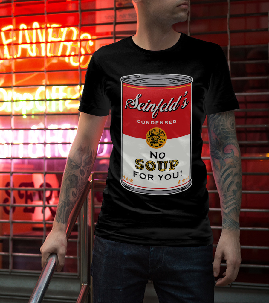 Seinfeld's Condensed No Soup For You Comedy T-Shirt