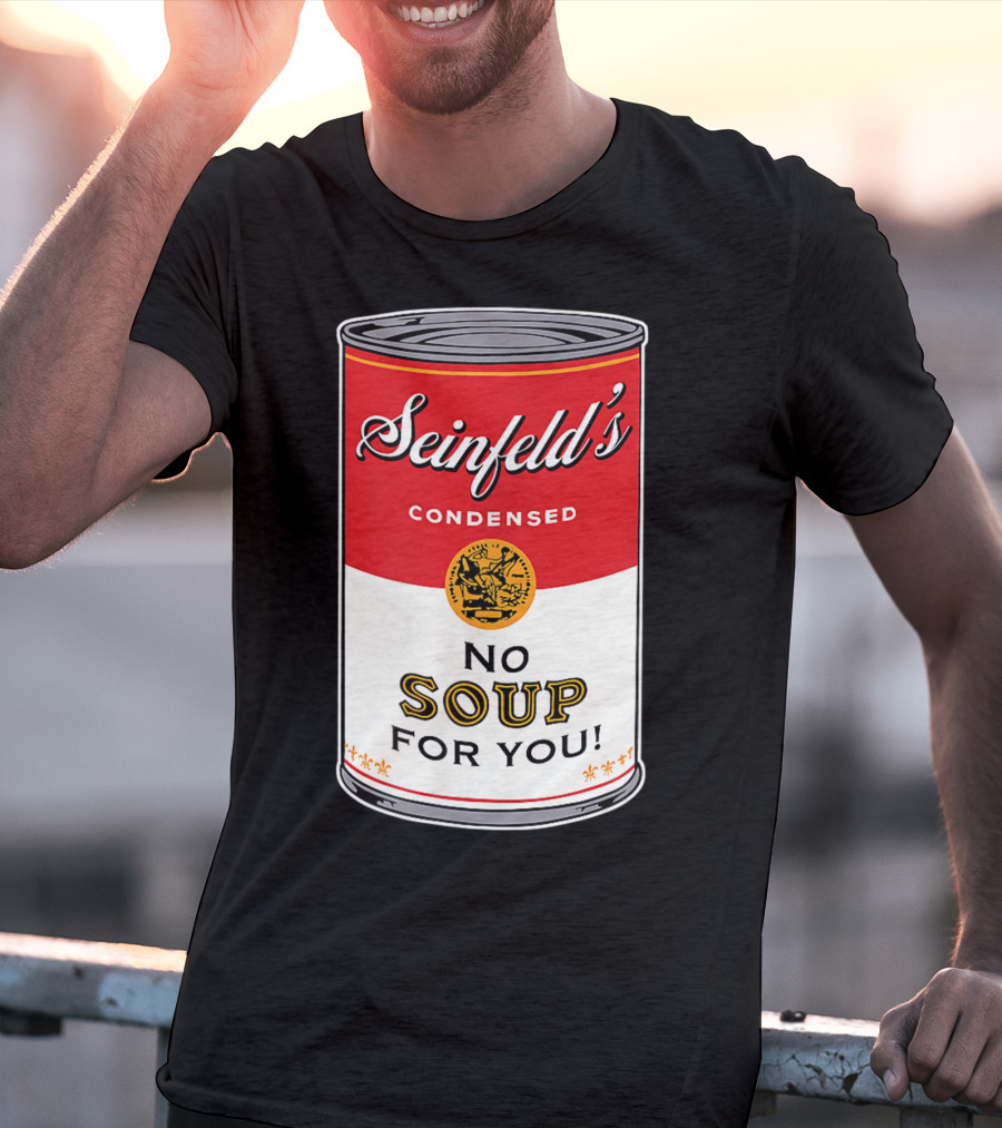 Seinfeld's Condensed No Soup For You Comedy T-Shirt