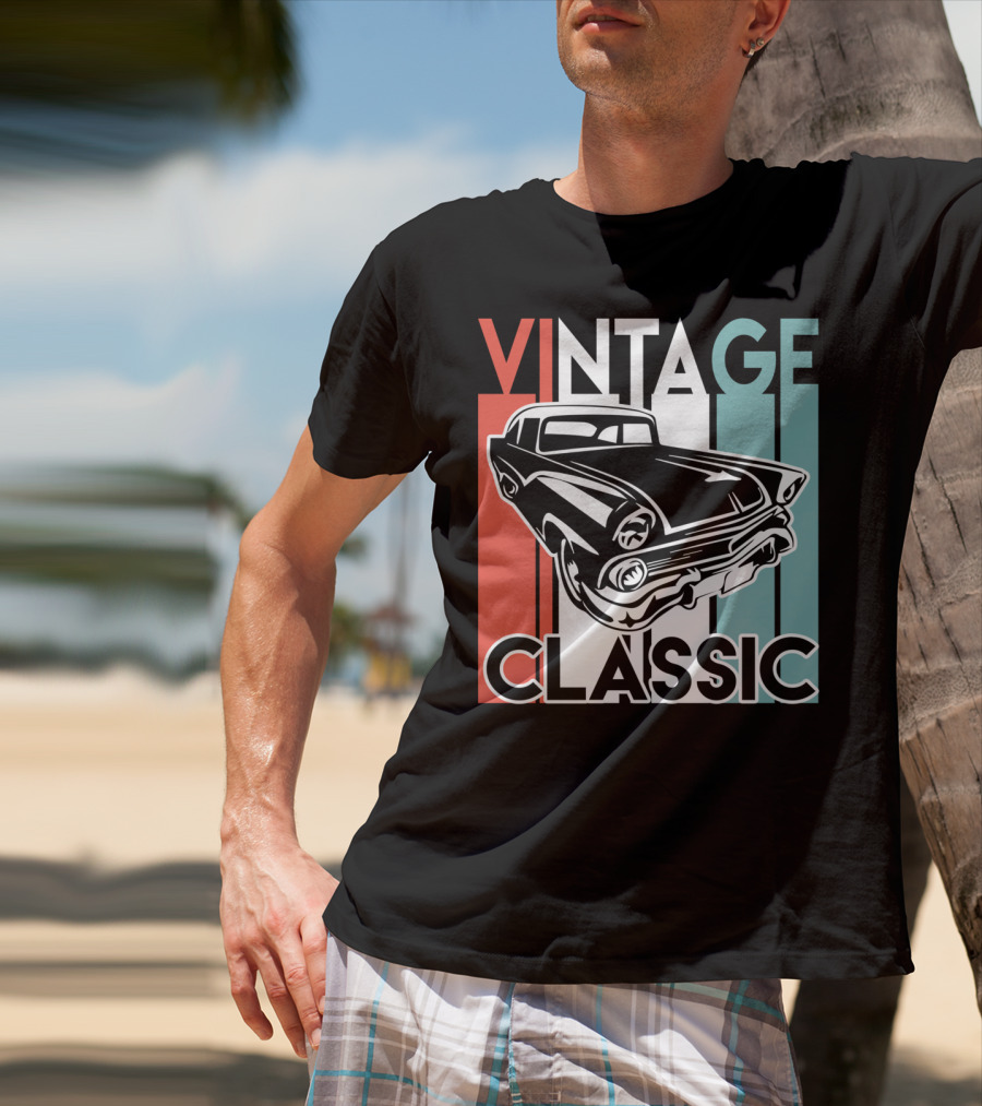 Vintage Classic Old Car T-Shirt