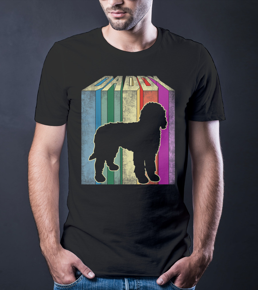 Daddy Multicolor Silhouette Doodle T-Shirt