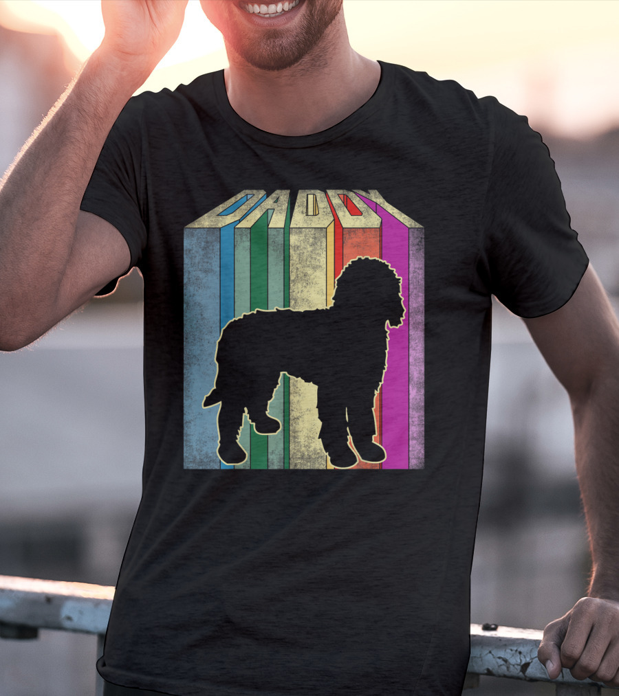 Daddy Multicolor Silhouette Doodle T-Shirt