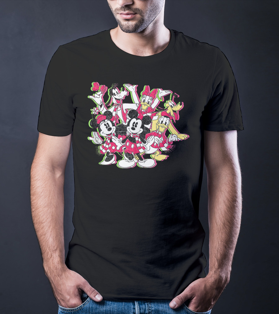 Disney Classic Characters Featuring Mickey Minnie Donald Goofy And Daisy T-Shirt