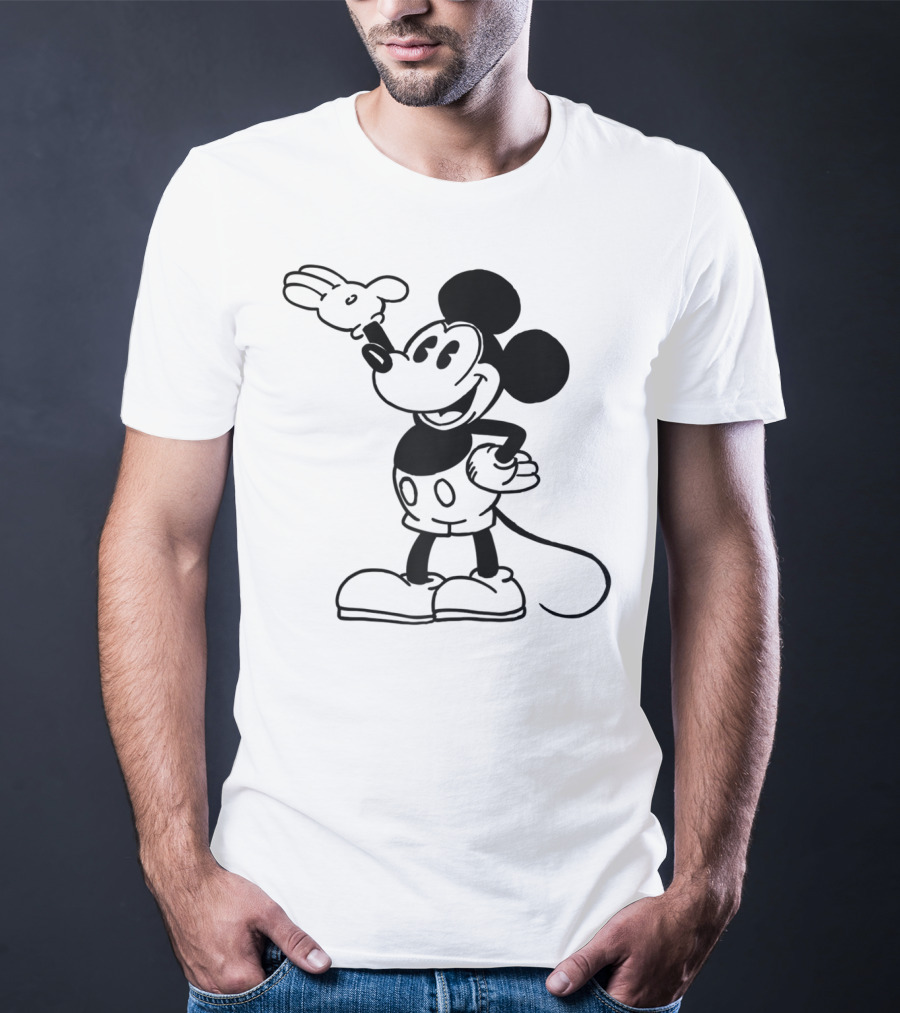 Disney Mickey Mouse Classic Vintage Retro Character T-Shirt