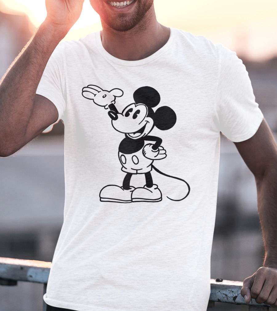 Disney Mickey Mouse Classic Vintage Retro Character T-Shirt
