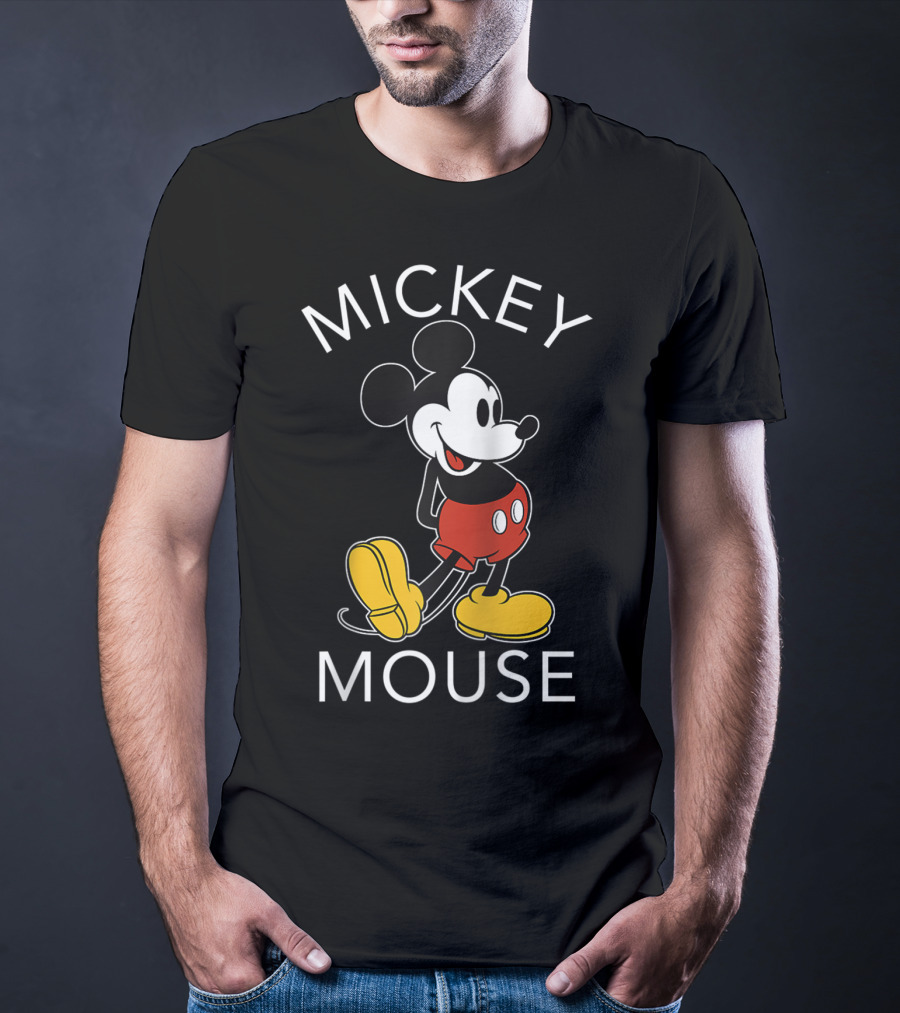 Mickey Mouse Disney Classic Red Shorts Yellow Shoes T-Shirt