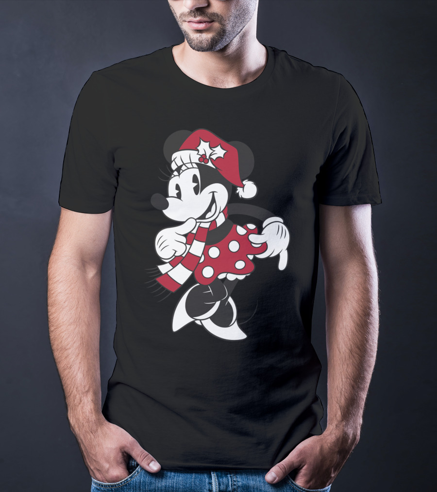 Disney Minnie Mouse Christmas Festive Attire T-Shirt