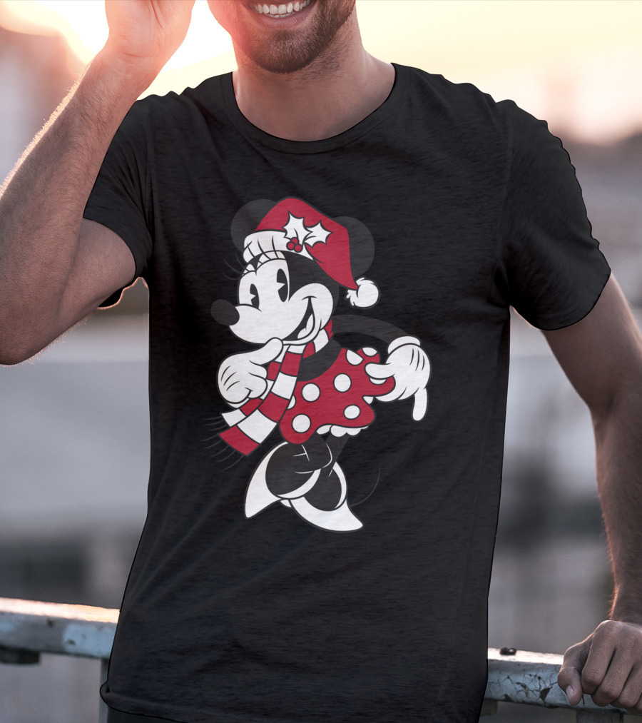 Disney Minnie Mouse Christmas Festive Attire T-Shirt