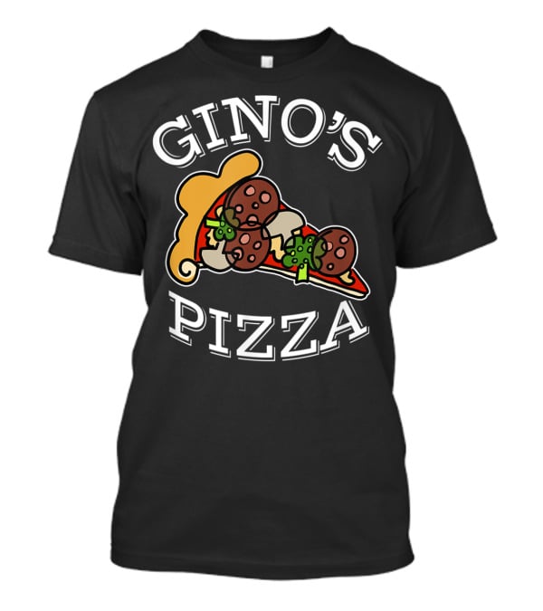 Gino's Pizza Classic Slice Pepperoni And Peppers T-Shirt