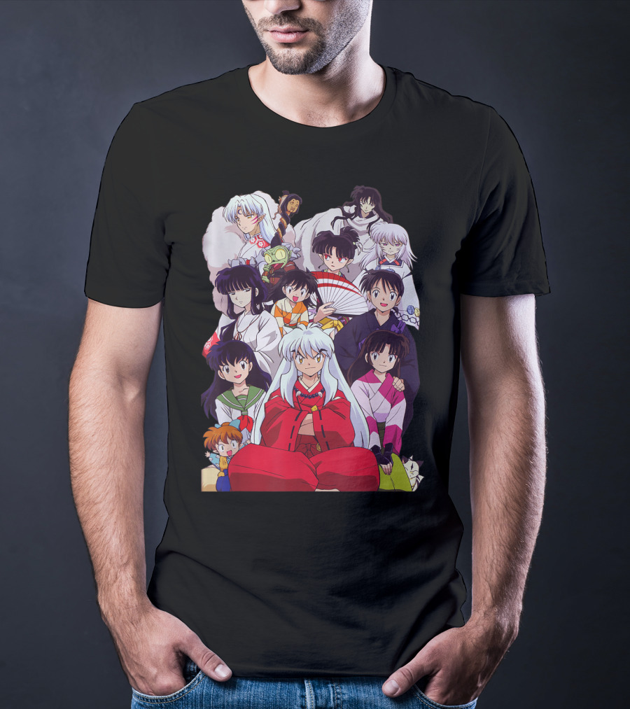 Inuyasha Characters Compilation Japanese Anime Series T-Shirt