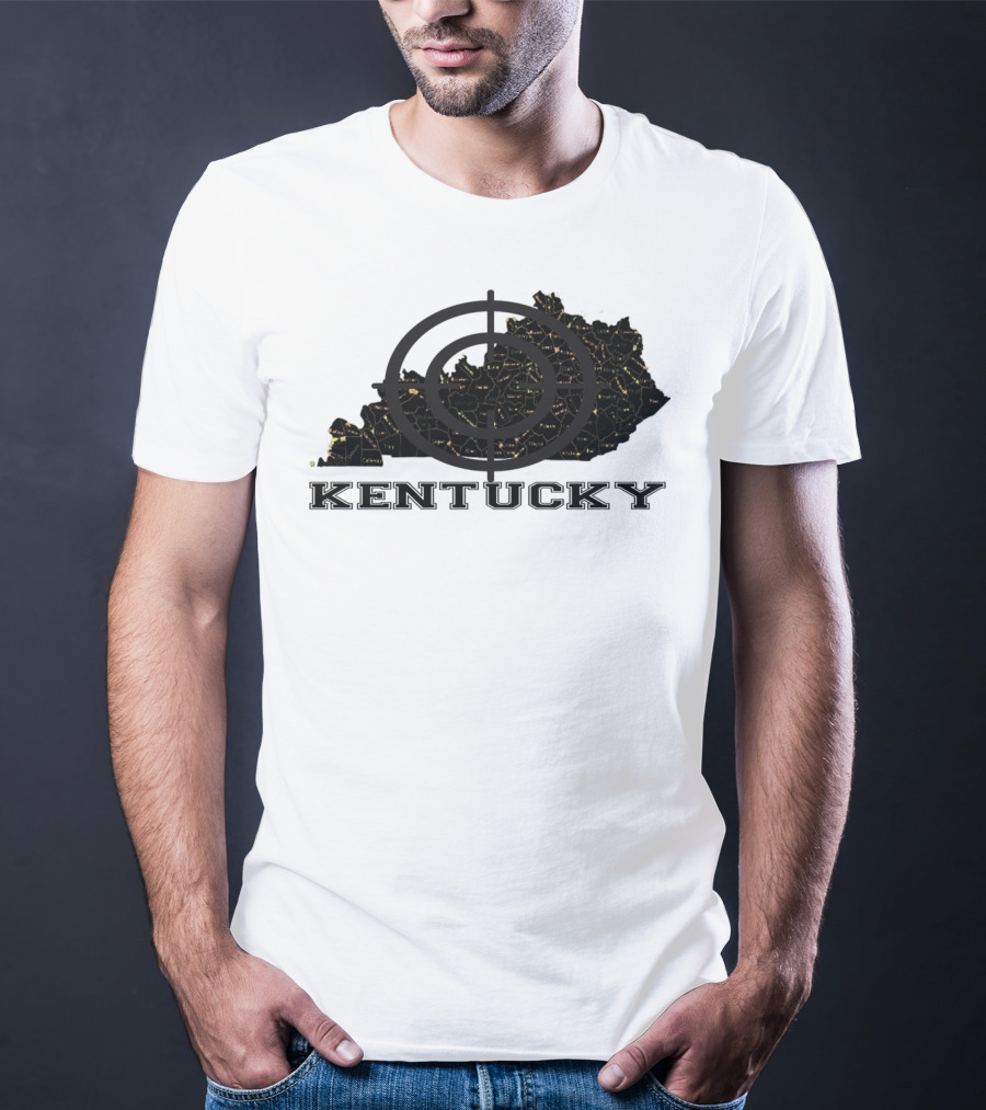 Kentucky Maps Classic Vintage Kentucky T-Shirt