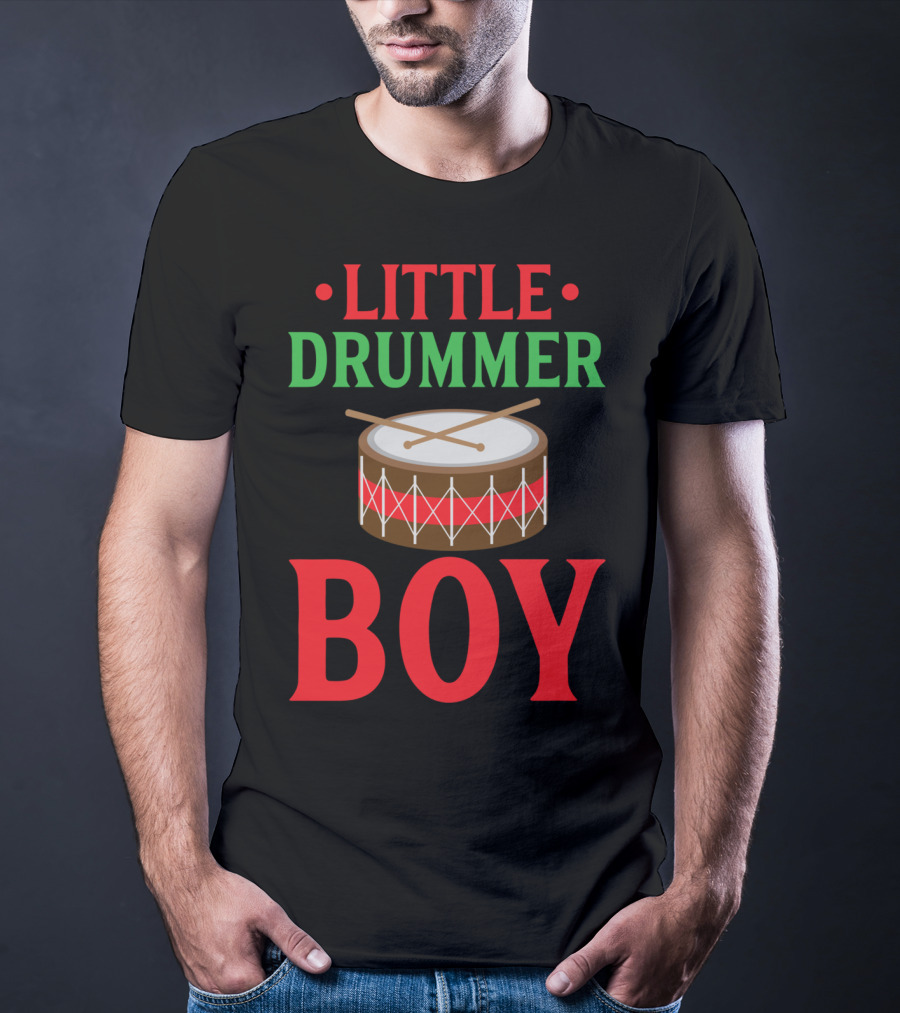 Little Drummer Boy Classic Christmas Drum T-Shirt