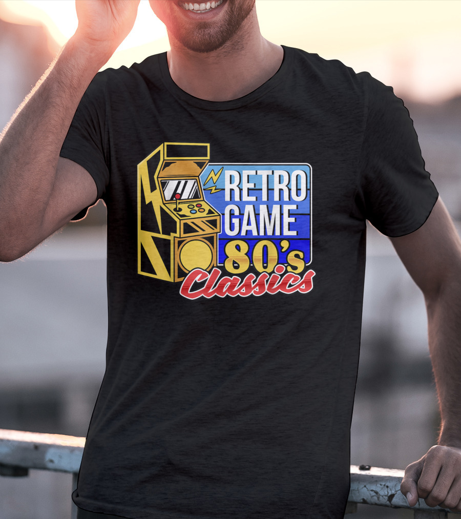 Retro Game 80's Classics Arcade Machine T-Shirt