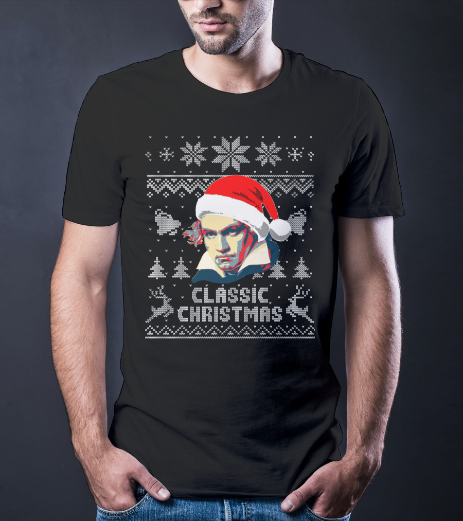 Ludwig Van Beethoven Classic Christmas T-Shirt