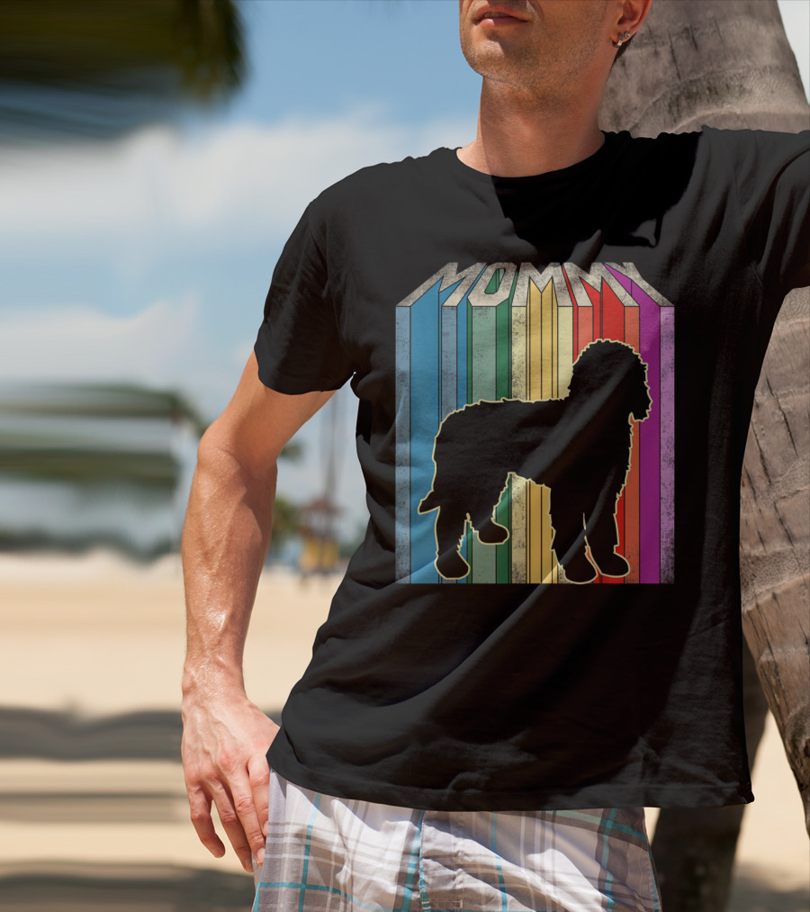 Rainbow Mommy Doodle Dog T-Shirt
