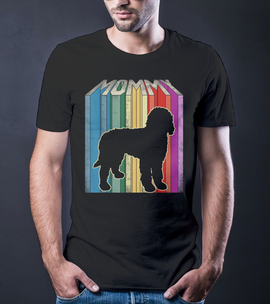 Rainbow Mommy Doodle Dog T-Shirt