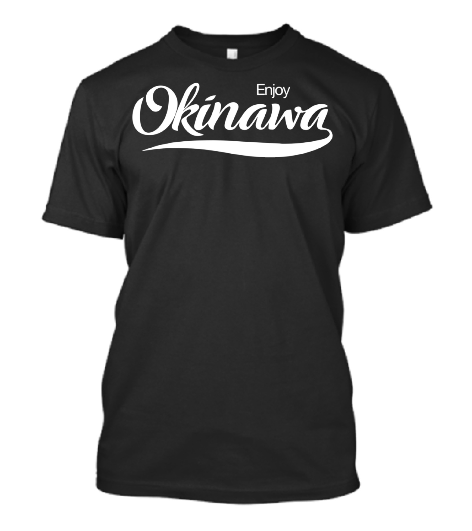 Enjoy Okinawa Japan Classic Font T-Shirt