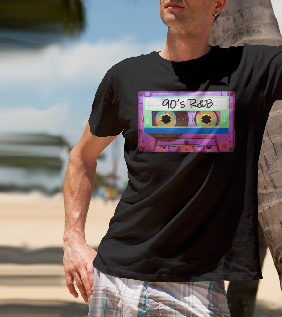 90's R&B Cassette Tape Retro Vibe T-Shirt
