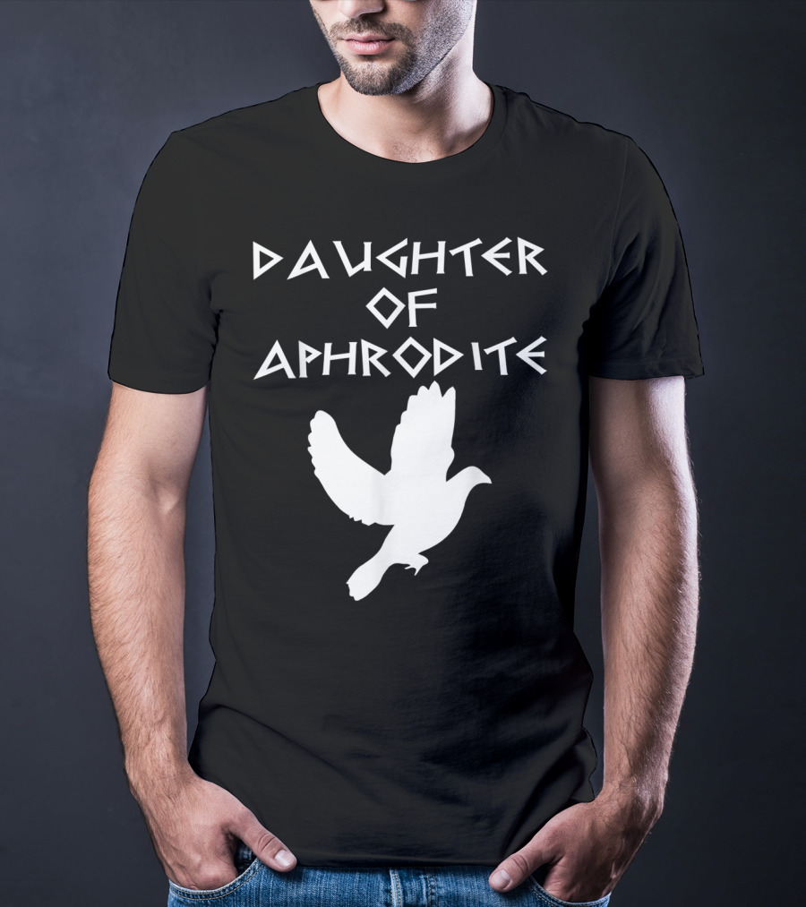 Daughter Of Aphrodite Graphic With Dove T-Shirt