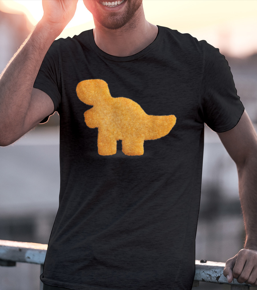 Dino T-Rex Chicken Nugget Funny Dinosaur T-Shirt