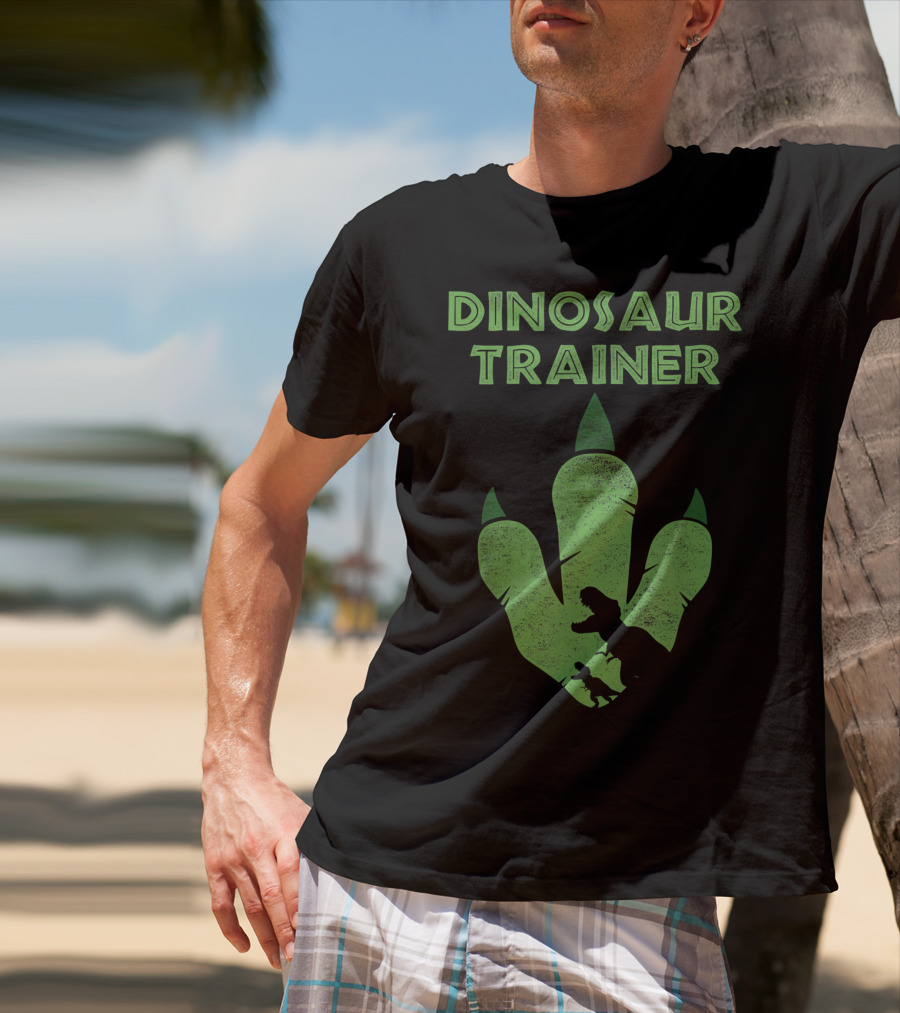 Dinosaur Trainer Big Jurassic Footprint With T-Rex T-Shirt