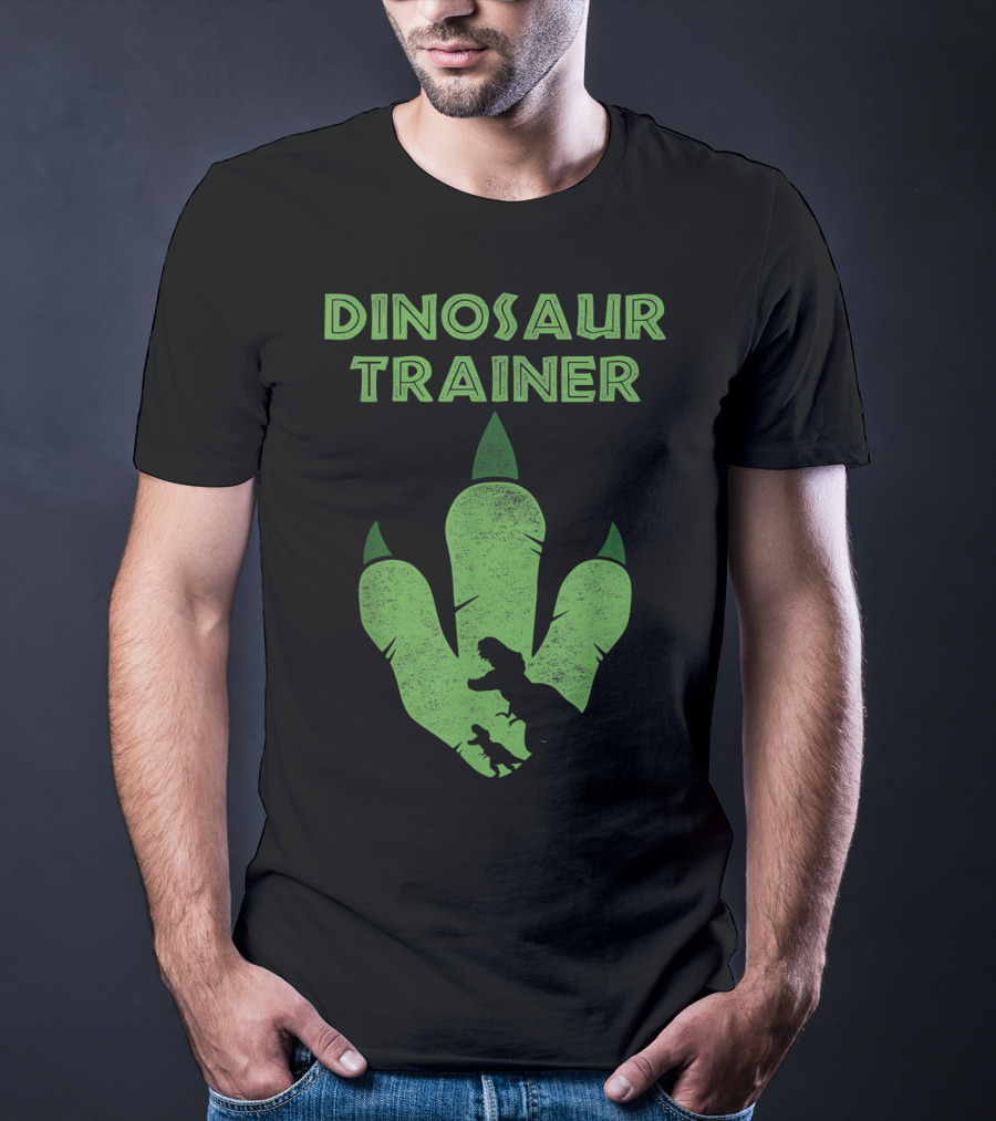 Dinosaur Trainer Big Jurassic Footprint With T-Rex T-Shirt