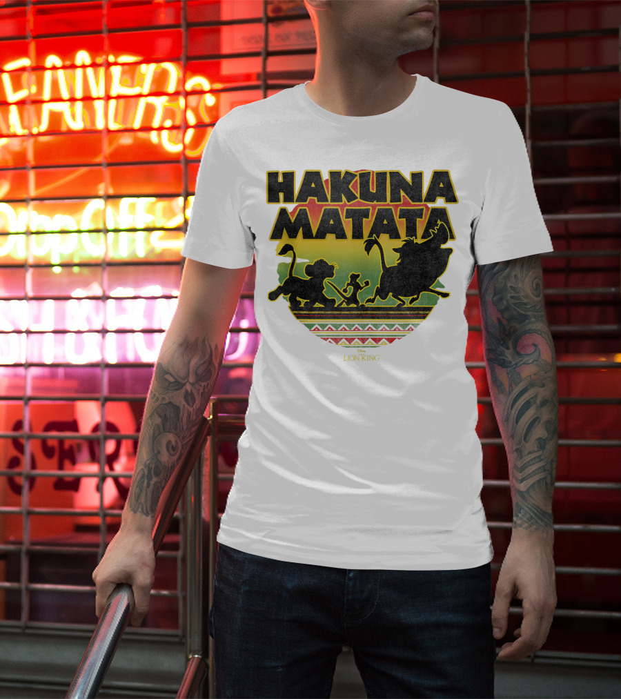 Hakuna Matata Disney The Lion King Simba Timon Pumba T-Shirt