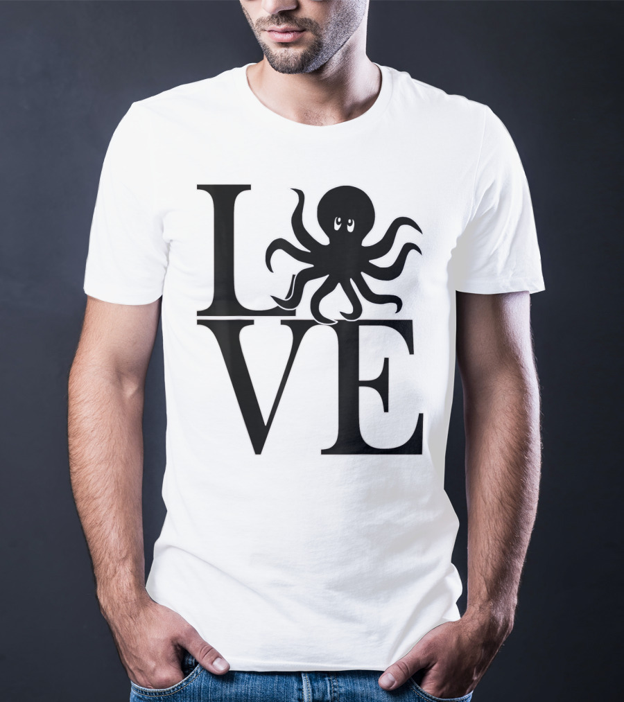 LOVE Octopus Dive Dive Dive T-Shirt
